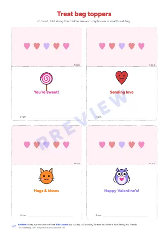 Bag toppers preview